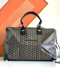 Goyard original canvas&calfskin bowling 45 bag GY0032 black