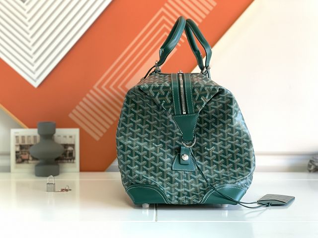 Goyard original canvas&calfskin bowling 45 bag GY0032 green