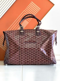 Goyard original canvas&calfskin bowling 45 bag GY0032 wine