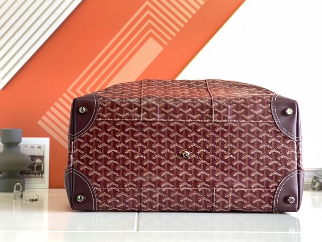 Goyard original canvas&calfskin bowling 45 bag GY0032 wine