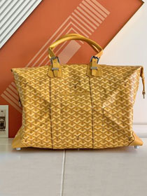 Goyard original canvas&calfskin bowling 45 bag GY0032 yellow