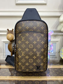 Louis vuitton original monogram eclipse avenue sling bag M46327