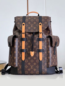 Louis vuitton original monogram canvas christopher backpack MM M43735 yellow