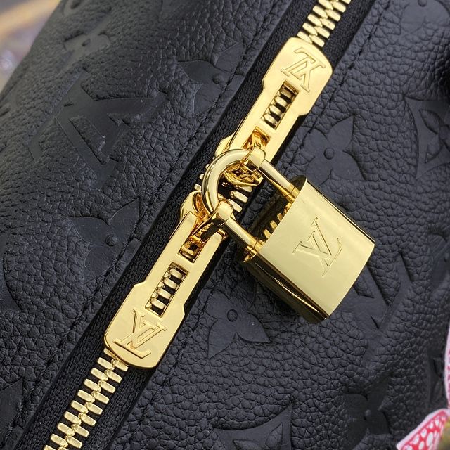 2023 Louis vuitton original calfskin speedy 25 M46415 black