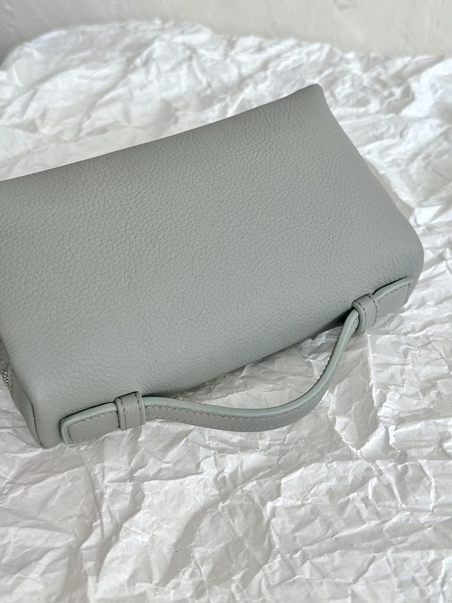 Loro Piana original calfskin extra pocket pouch L19 FAN4045 light green