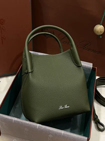 Loro Piana original calfskin mini bale bag FAM7943 green