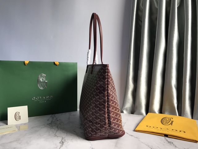 Goyard original canvas artois MM bag GY0034 burgundy