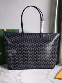 Goyard original canvas artois MM bag GY0034 navy blue