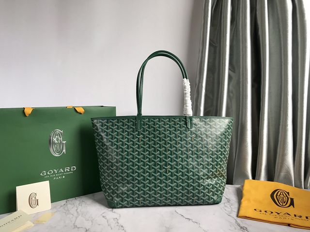 Goyard original canvas artois PM bag GY0002 green