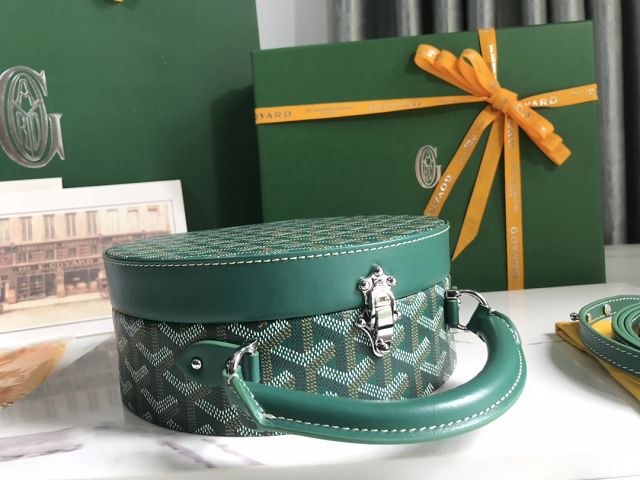 Goyard original canvas alto hatbox bag GY0037 green