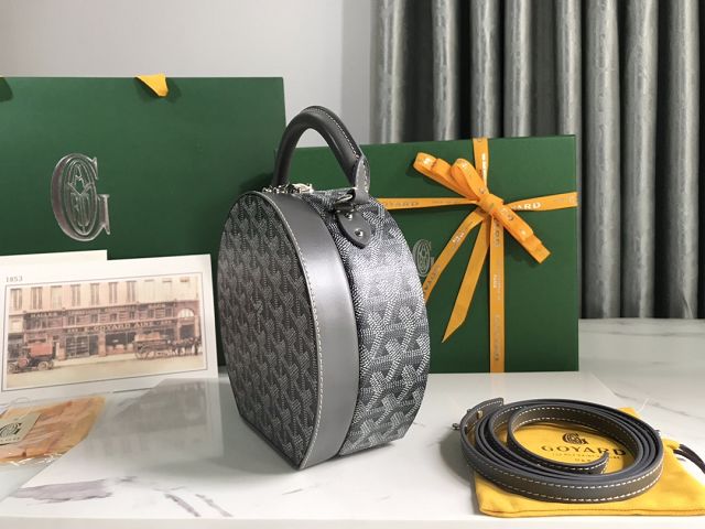 Goyard original canvas alto hatbox bag GY0037 grey