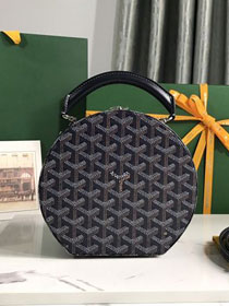 Goyard original canvas alto hatbox bag GY0037 navy blue