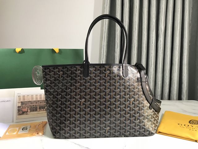 Goyard original canvas chien gris pet carrier bag GY0037 black