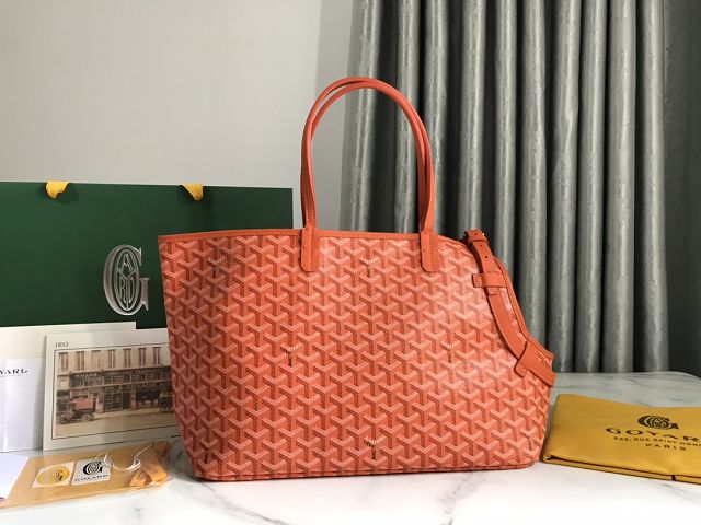 Goyard original canvas chien gris pet carrier bag GY0037 orange