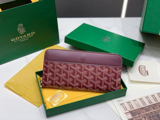 Goyard original canvas zipper wallet GY0041