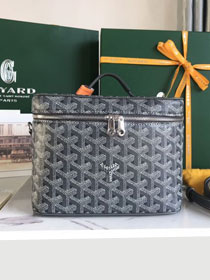 Goyard original canvas muse vanity case GY0052 grey