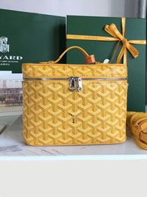 Goyard original canvas muse vanity case GY0052 yellow