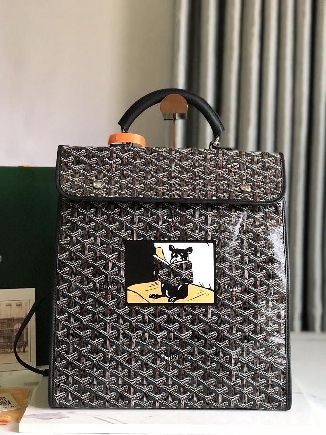 Goyard original canvas saint leger backpack GY0053 black