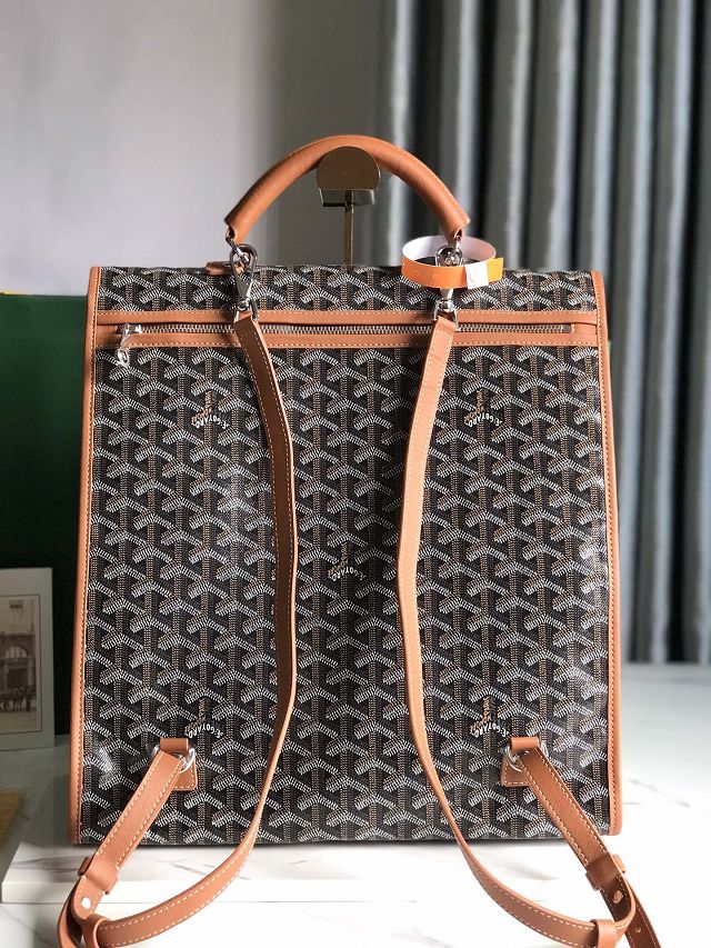 Goyard original canvas saint leger backpack GY0053 black&brown