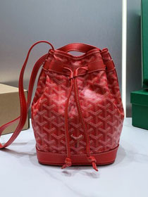 Goyard original canvas petit flot bucket bag GY0054 red