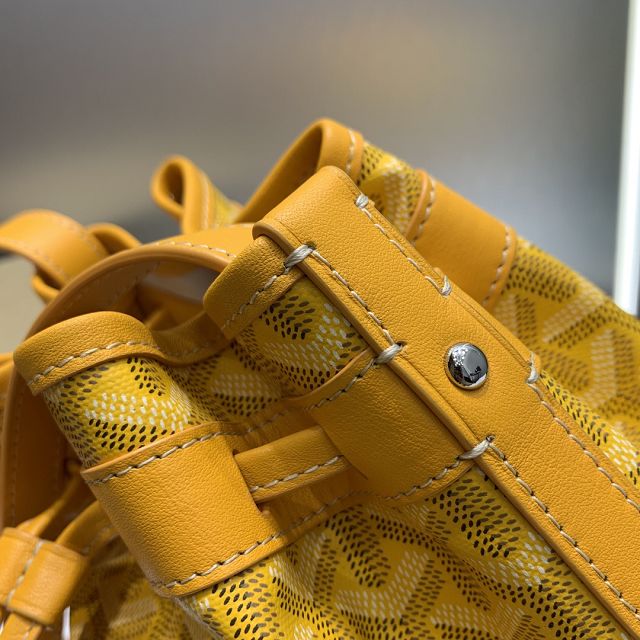 Goyard original canvas petit flot bucket bag GY0054 yellow