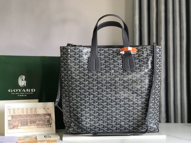 Goyard original canvas voltaire bag GY0055 grey