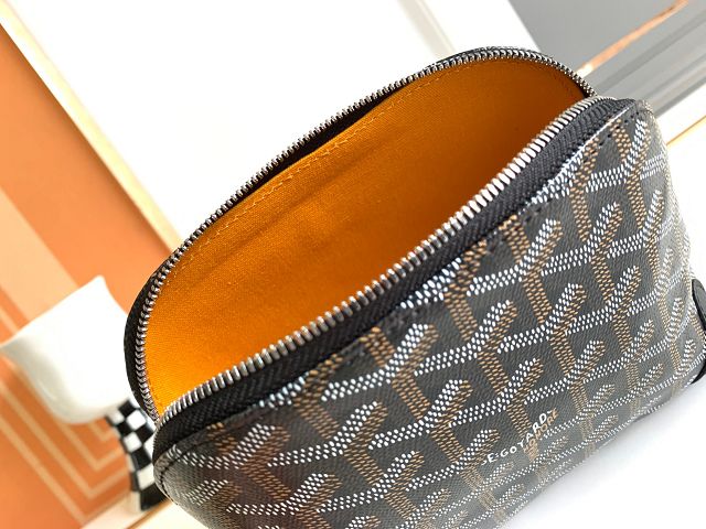 Goyard original canvas vendome cosmetic pouch GY0059 black