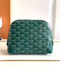 Goyard original canvas vendome cosmetic pouch GY0059 green