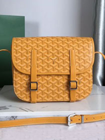 Goyard original canvas belvedere MM bag GY0072 yellow