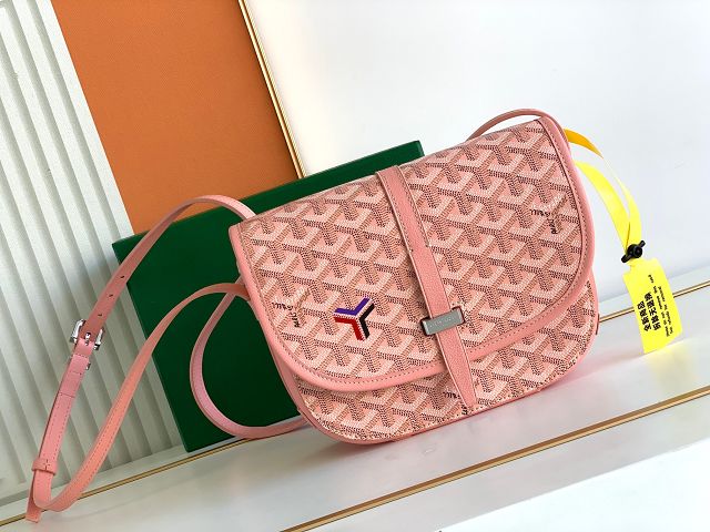 Goyard original canvas belvedere bag GY0012 pink