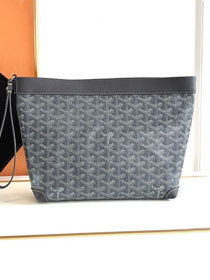 Goyard original canvas conti pouch GY0066 grey