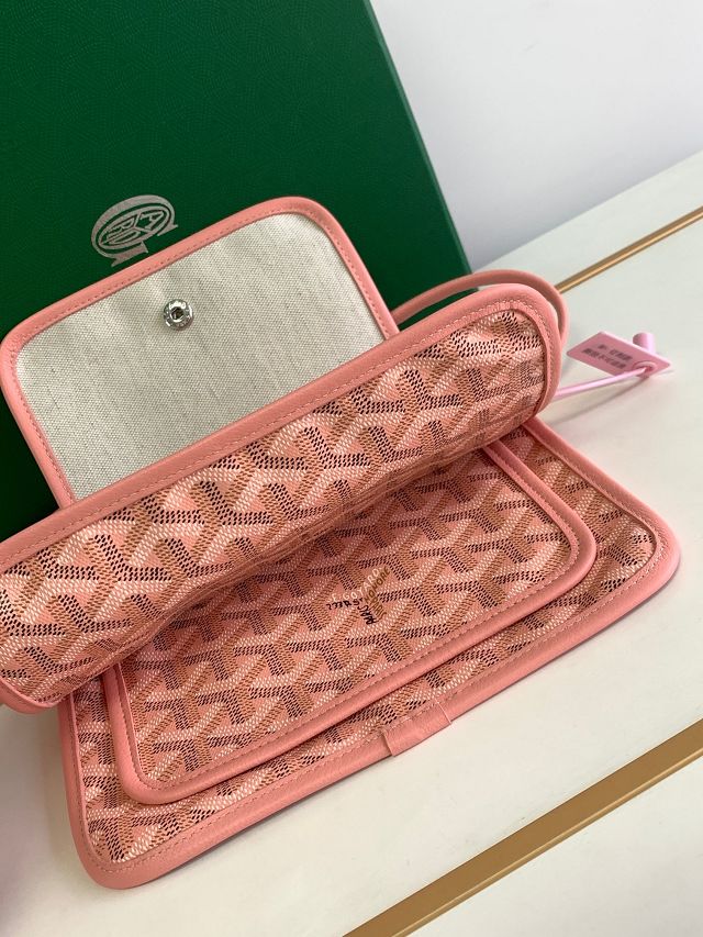 Goyard original canvas plumet pouch GY0010 pink