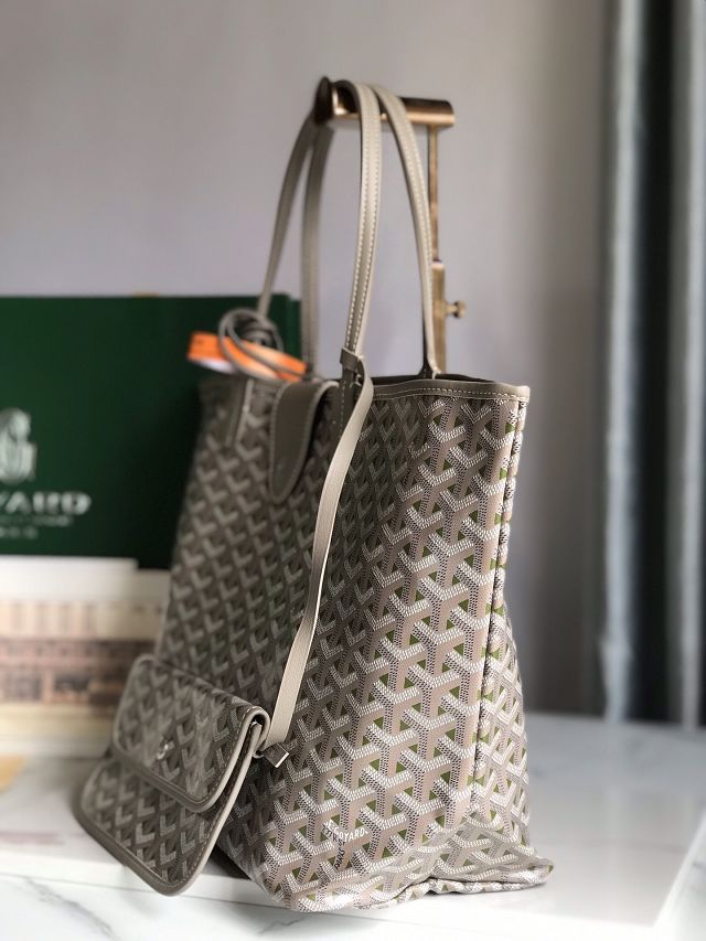 Goyard original canvas saint louis PM bag GY0069 green