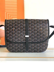 Goyard original canvas belvedere MM bag GY0073 black