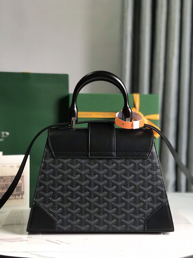 Goyard original canvas saigon structure PM bag GY0075 black