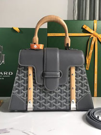 Goyard original canvas saigon structure PM bag GY0075 grey