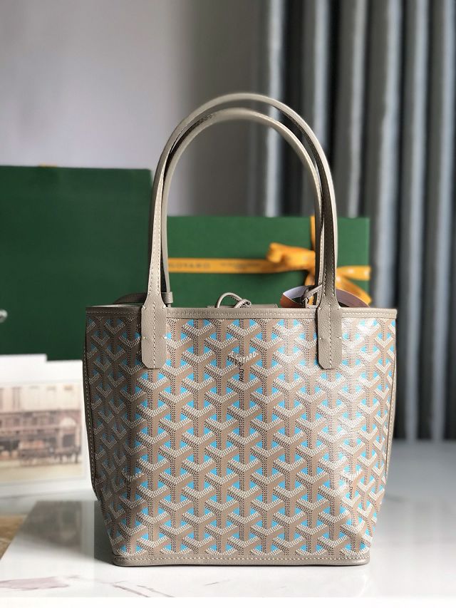 Goyard original canvas anjou mini bag GY0085 blue