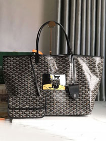 Goyard original canvas saint louis GM bag GY0081 black