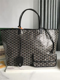 Goyard original canvas saint louis GM bag GY0083 black