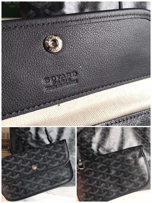 Goyard original canvas saint louis GM bag GY0083 black