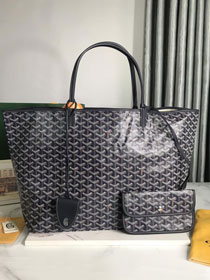 Goyard original canvas saint louis GM bag GY0083 navy blue