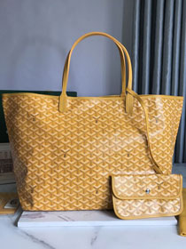 Goyard original canvas saint louis GM bag GY0083 yellow