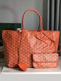 Goyard original canvas saint louis PM bag GY0082 orange