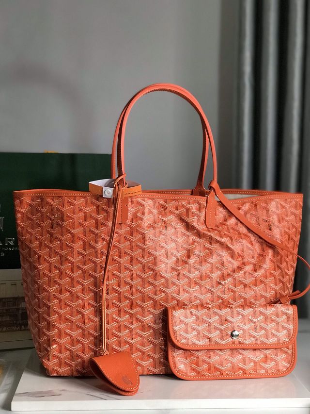 Goyard original canvas saint louis PM bag GY0082 orange