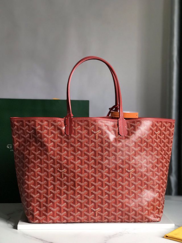 Goyard original canvas saint louis PM bag GY0082 red