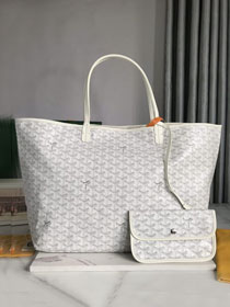 Goyard original canvas saint louis PM bag GY0082 white