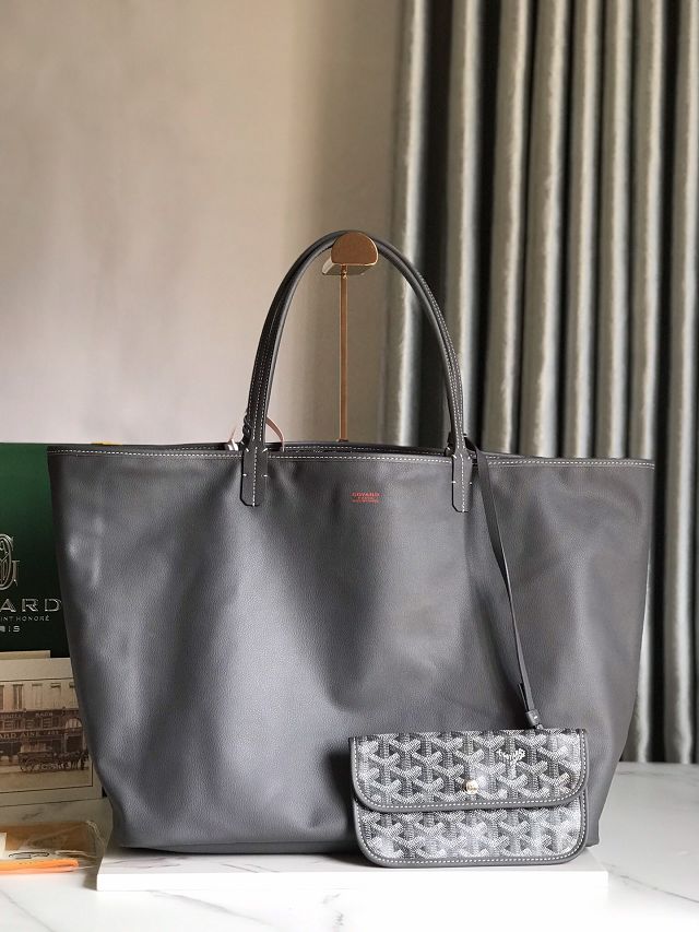 Goyard original calfskin&canvas reversible anjou GM bag GY0088 grey