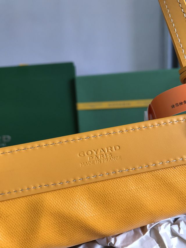 Goyard original canvas bellechasse biaude PM bag GY0091 yellow