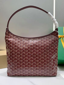 Goyard original canvas boheme hobo bag GY0094 burgundy