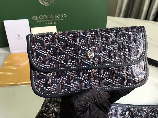 Goyard original canvas boheme hobo bag GY0094 navy blue